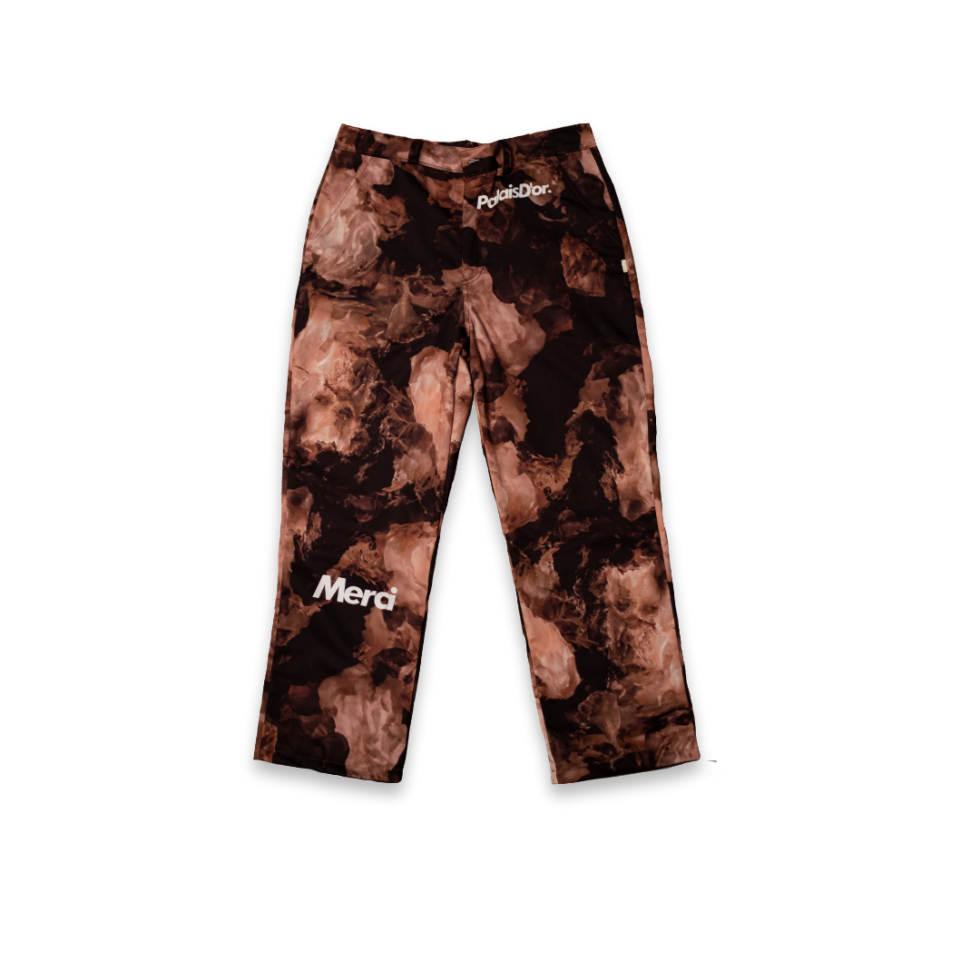 MERCI FUMÉE PANTS - LIGHT BROWN / BLACK