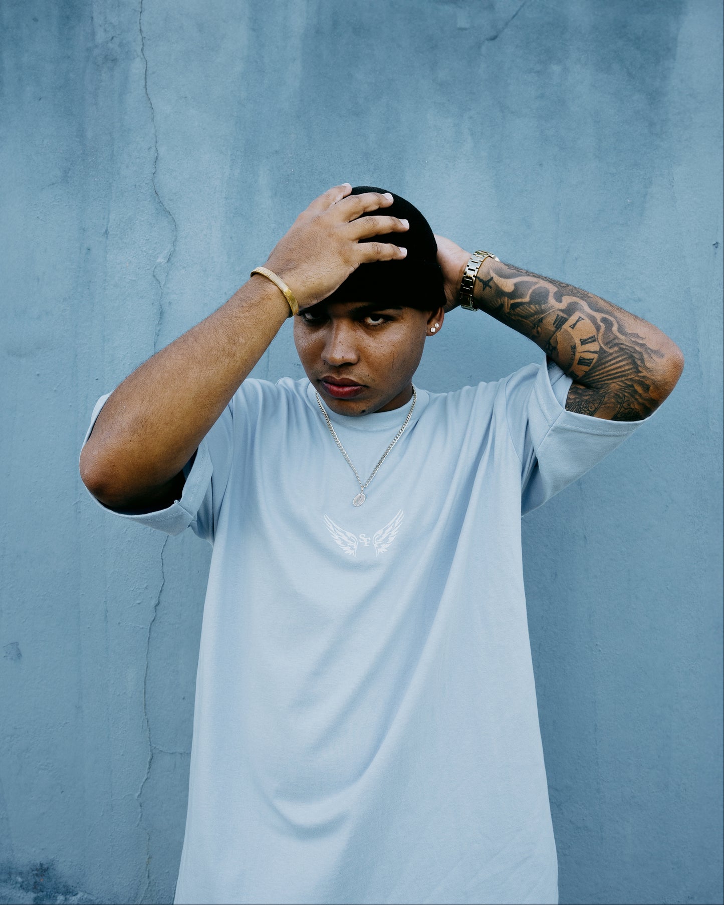 PROVIDING THE SUPPLY AT 00725 - SKY BLUE TEE