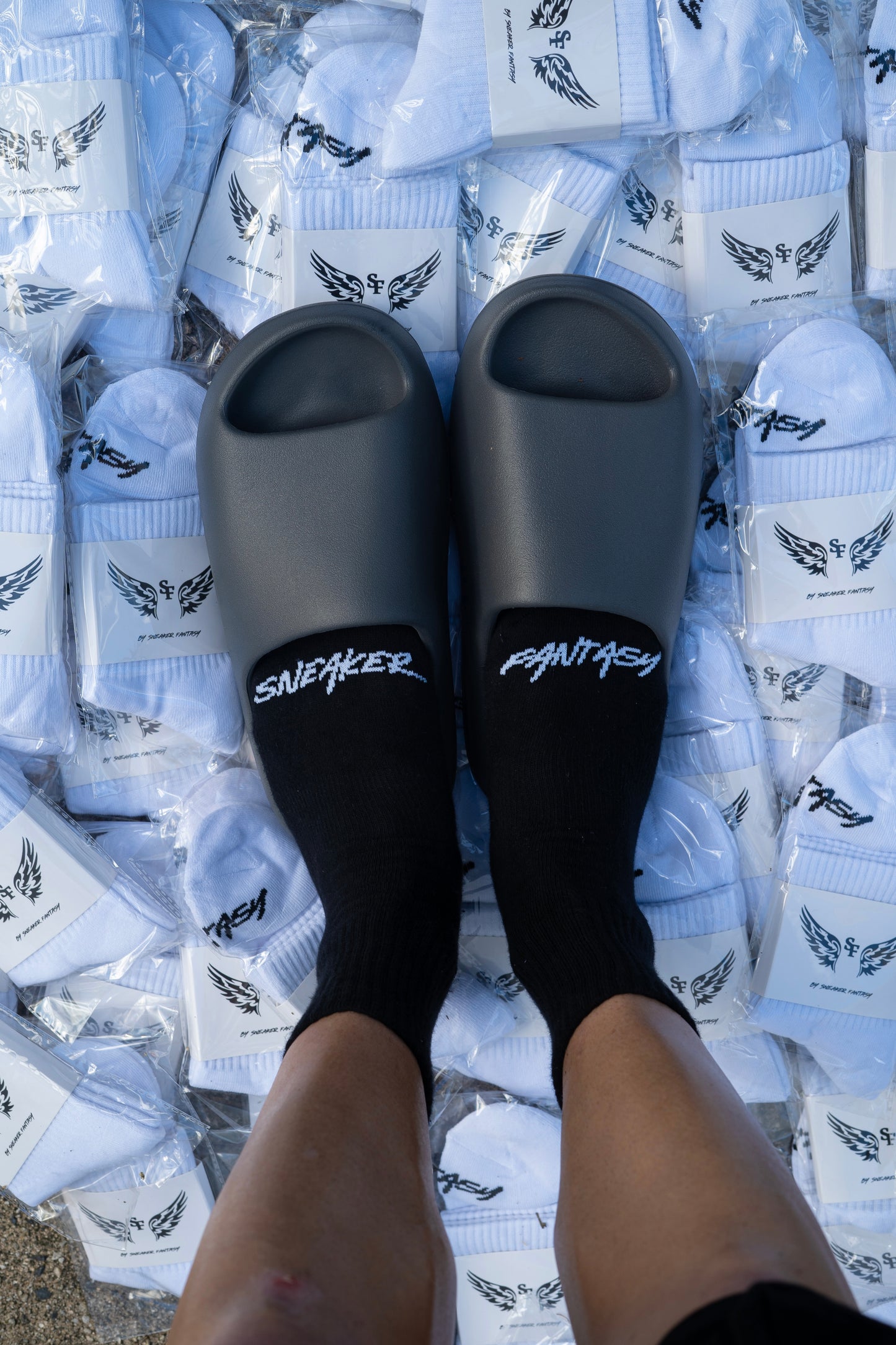 SF ESSENTIAL SOCKS - BLACK