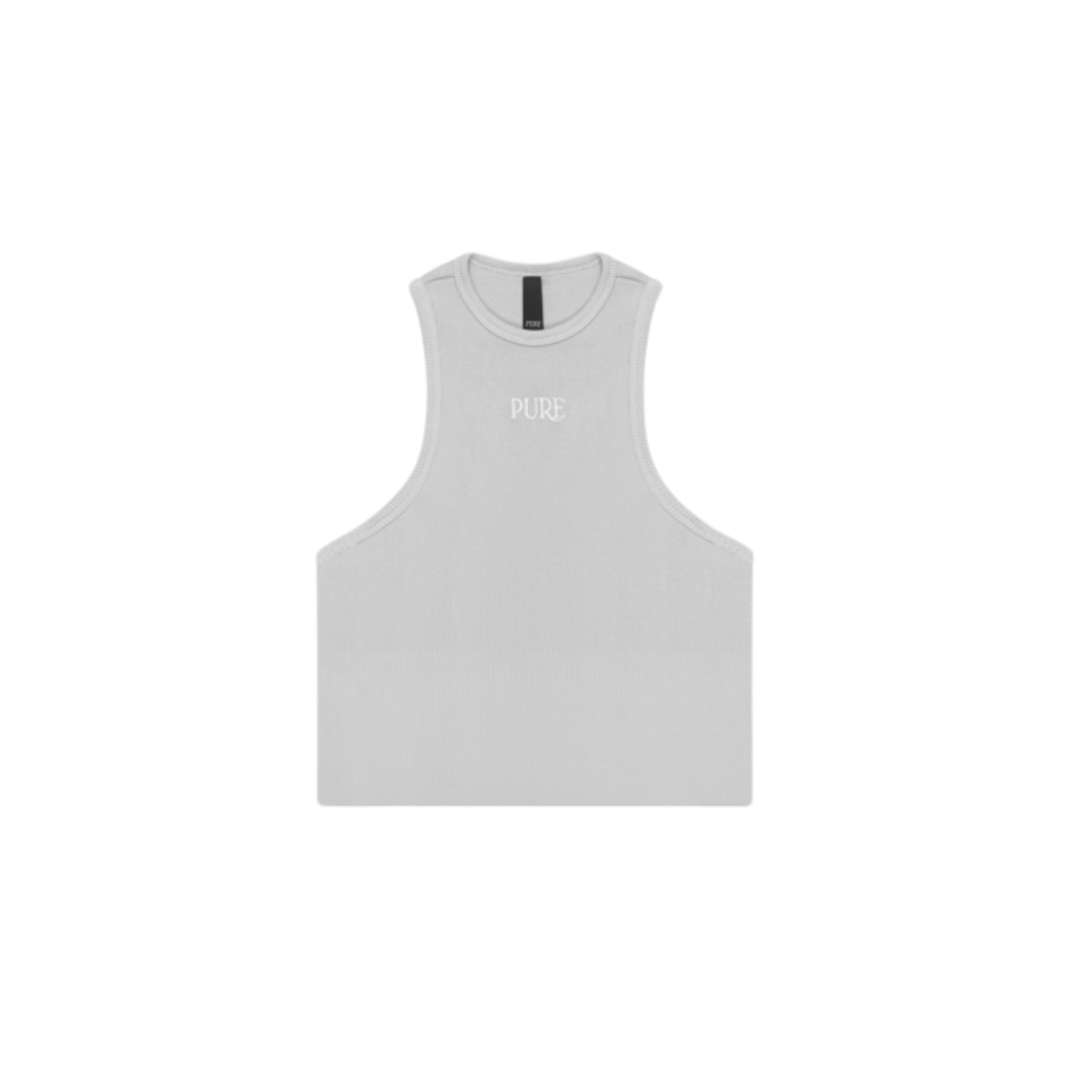 PURE CROP TOP - GREY