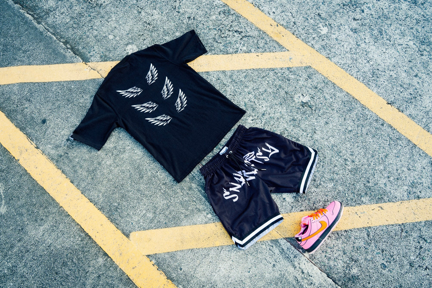 NEW BLESSINGS COLLECTION - BLACK SHORT
