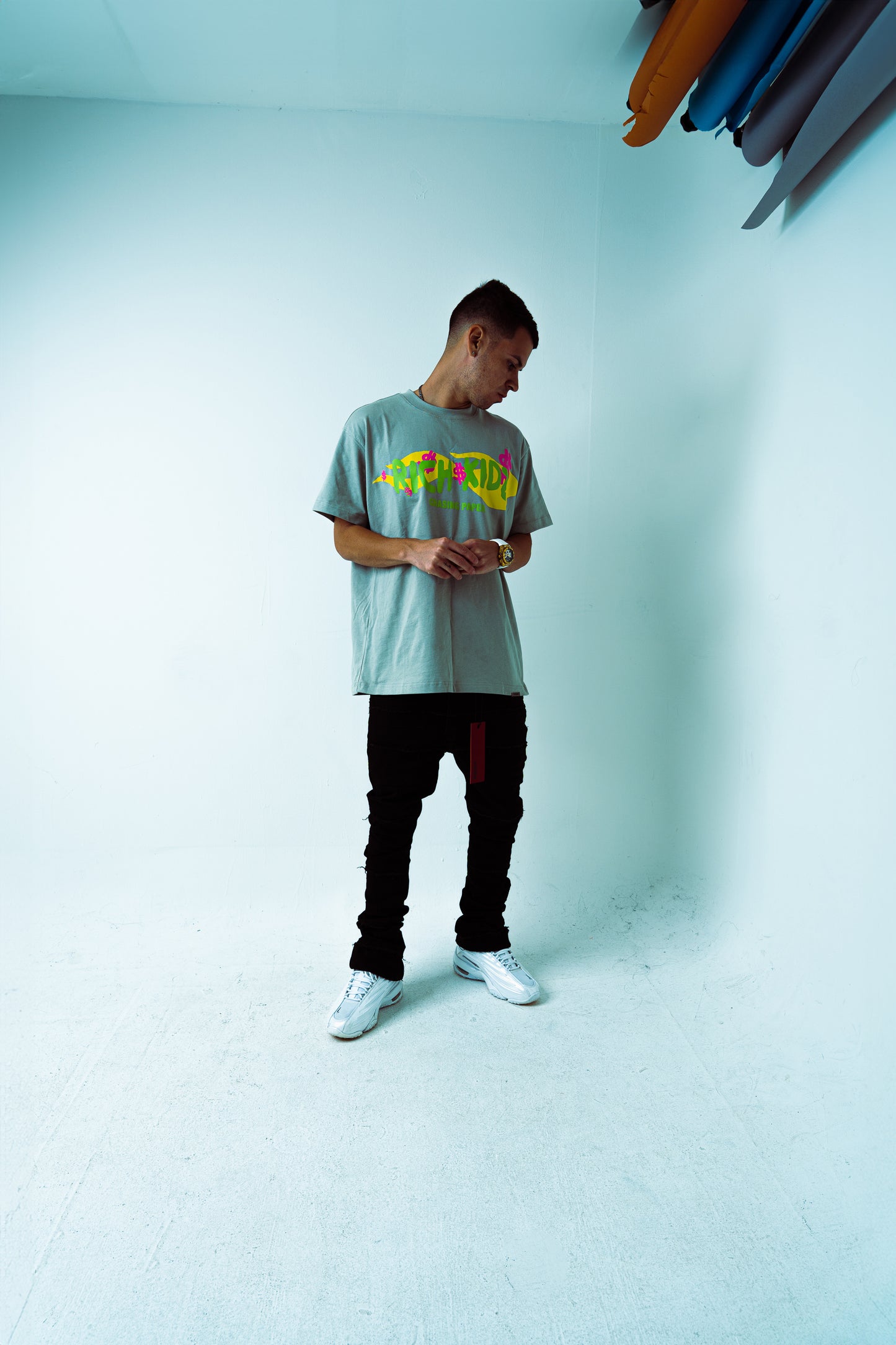 RICH KIDZ - GREY TEE