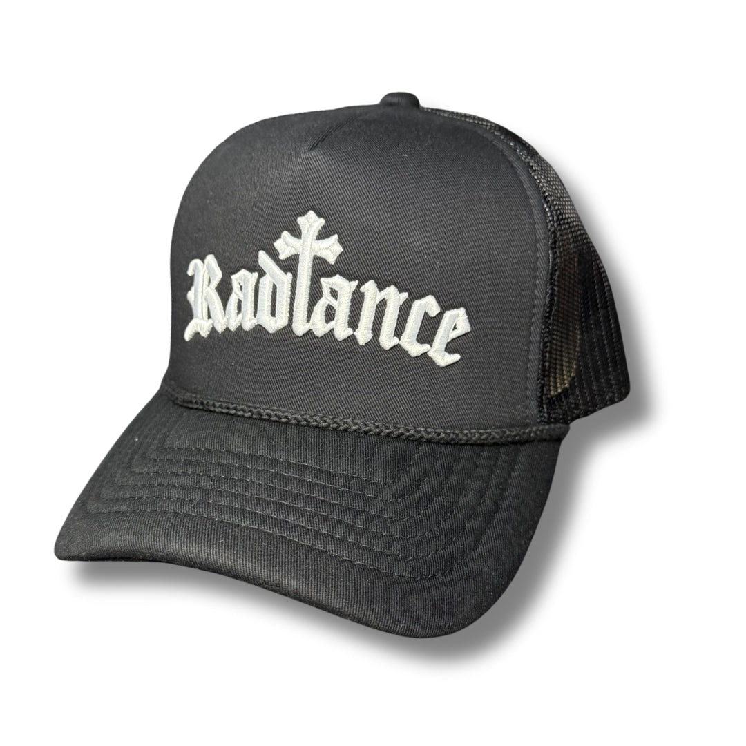 RADIANCE TRUCKER HAT - BLACK