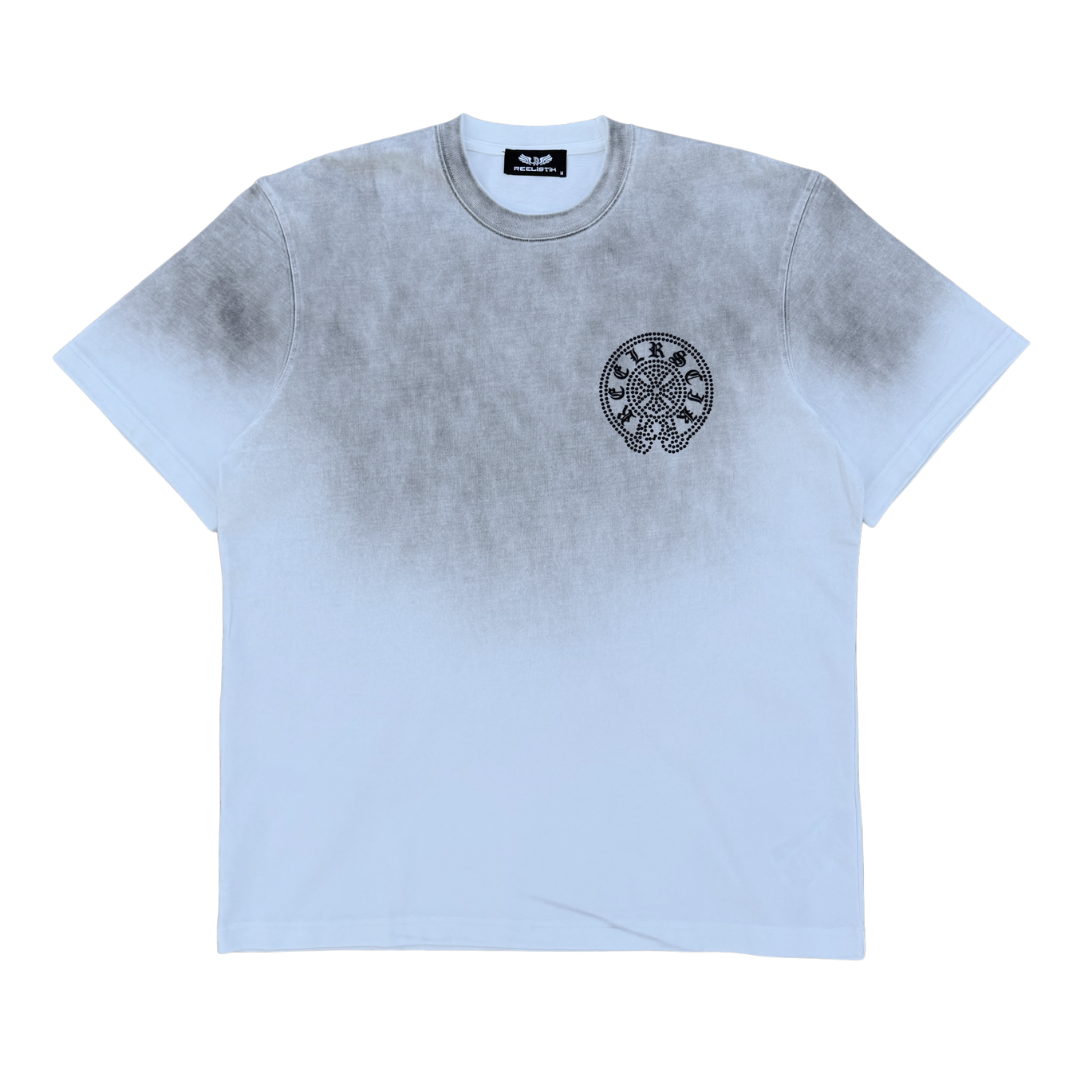 REELISTIK EMBLEM TEE - WASHED WHITE