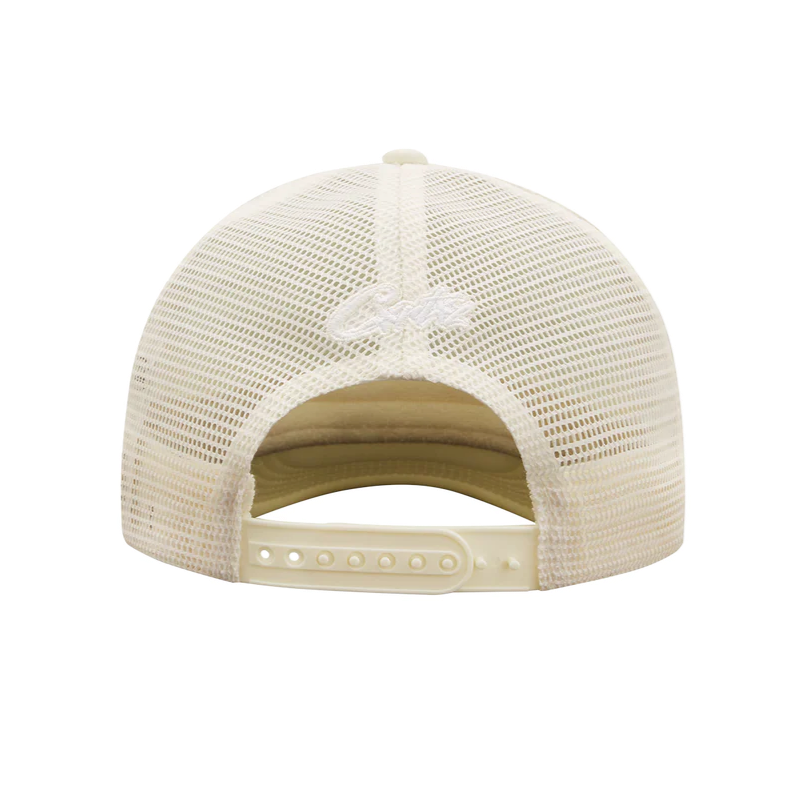 CORTEIZ ALCATRAZ TRUCKER HAT - OFF WHITE