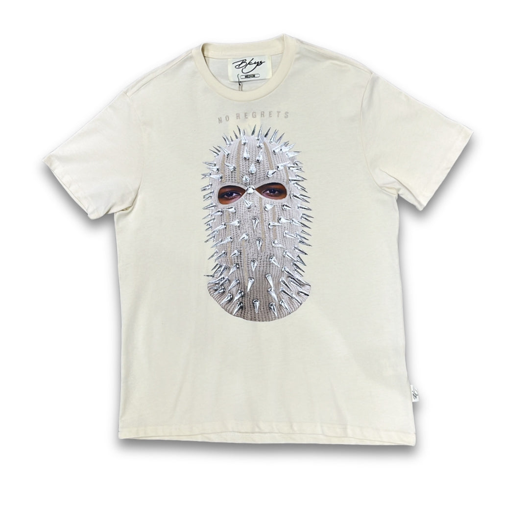 “NO REGRETS” OVERSIZED TEE BEIGE