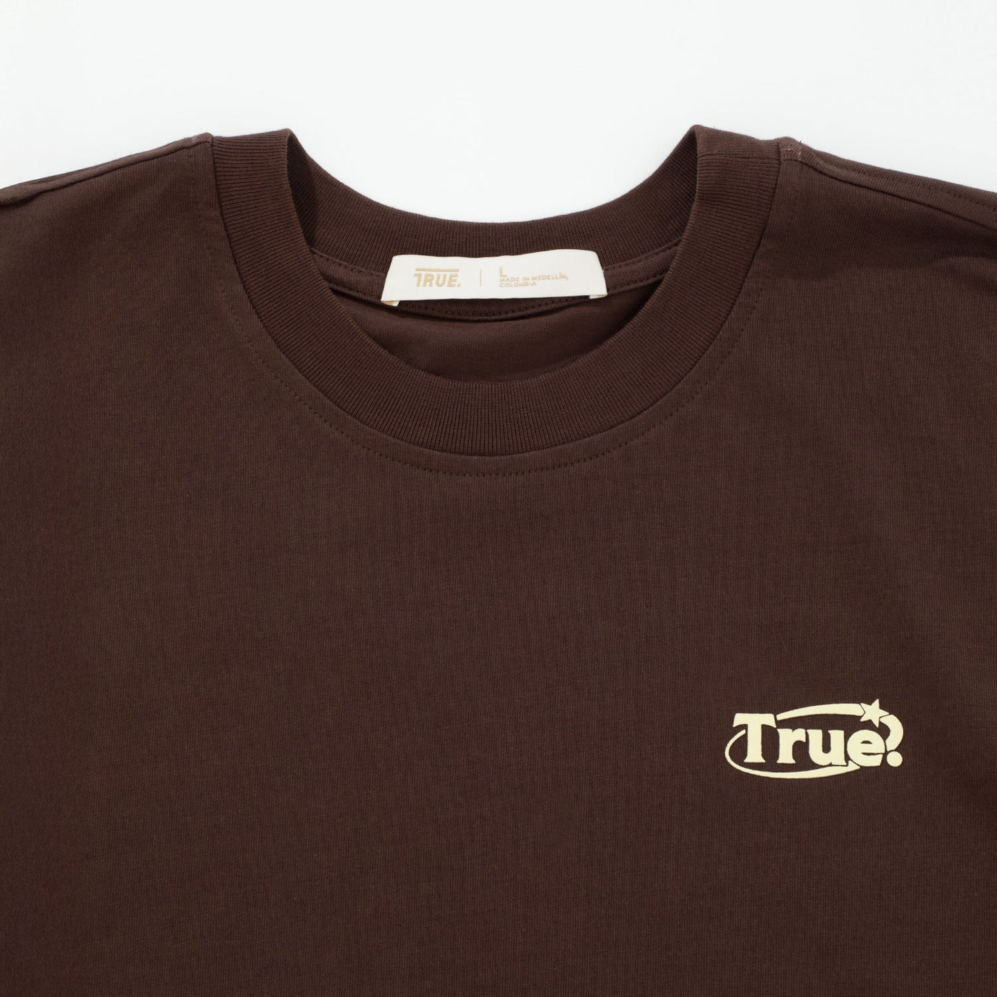 TRUE STAR TEE - BROWN/BEIGE