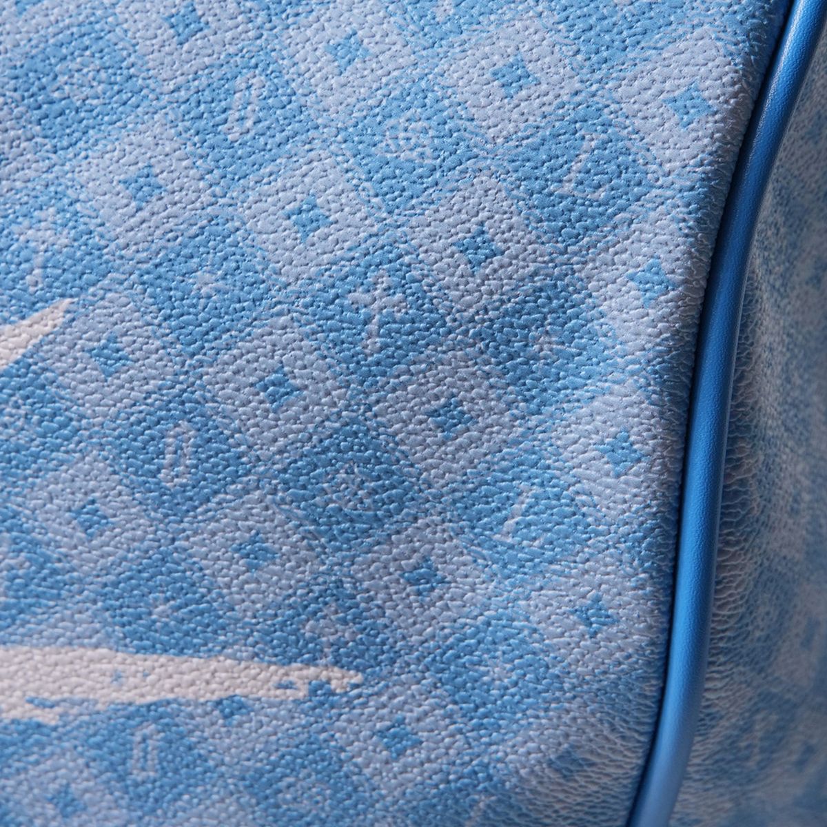 EVOL LEATHER DUFFLE BAG - BLUE