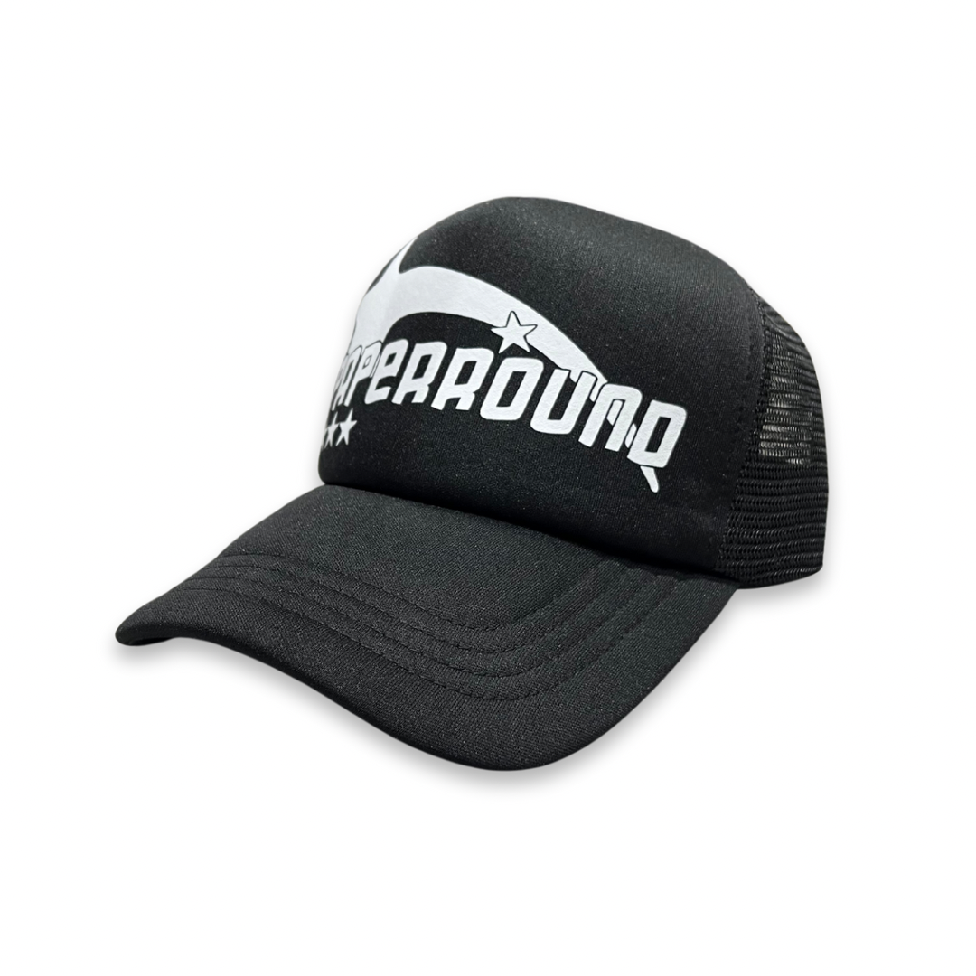 PAPERROUND BLACK TRUCKER HAT