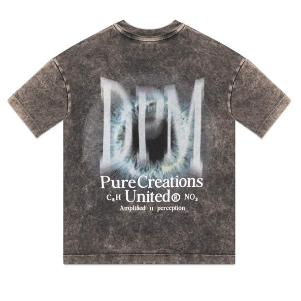 PURE DOPAMINE BLACK EYE TEE - GREY