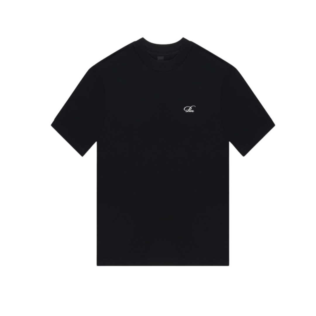 PURE SMALL LOGO - BLACK TEE