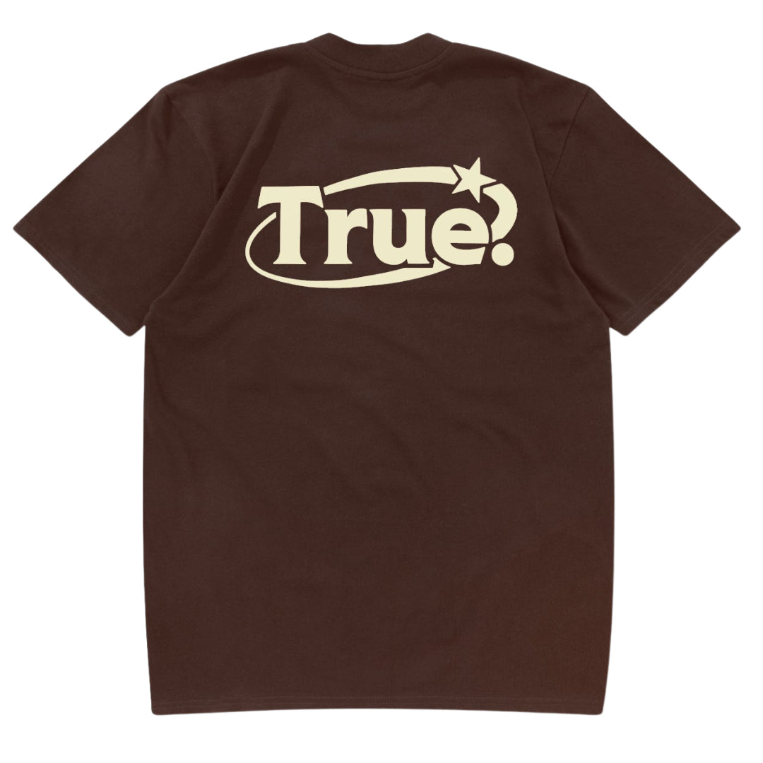 TRUE STAR TEE - BROWN/BEIGE