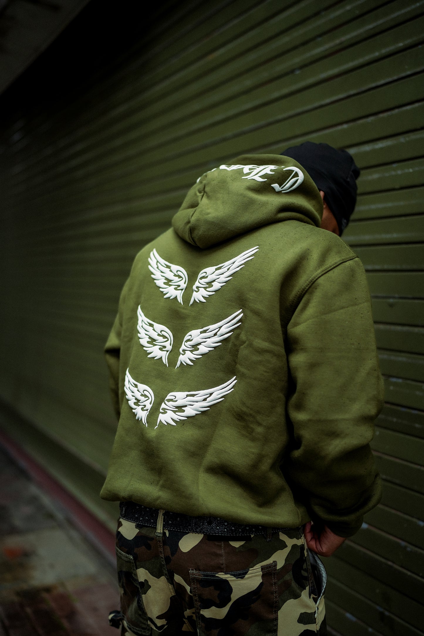 CHOSEN ONE - OLIVE GREEN HOODIE