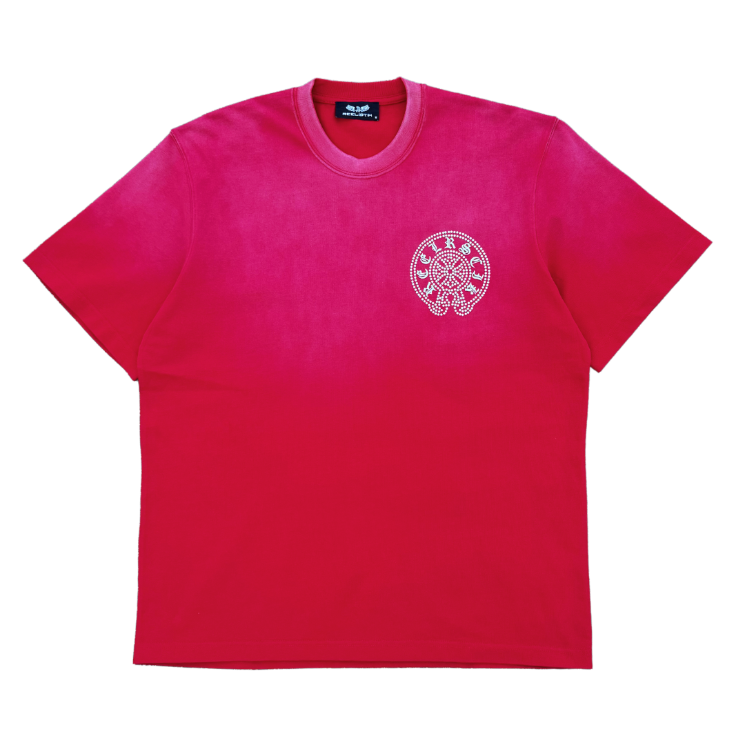 REELISTIK EMBLEM TEE - WASHED RED