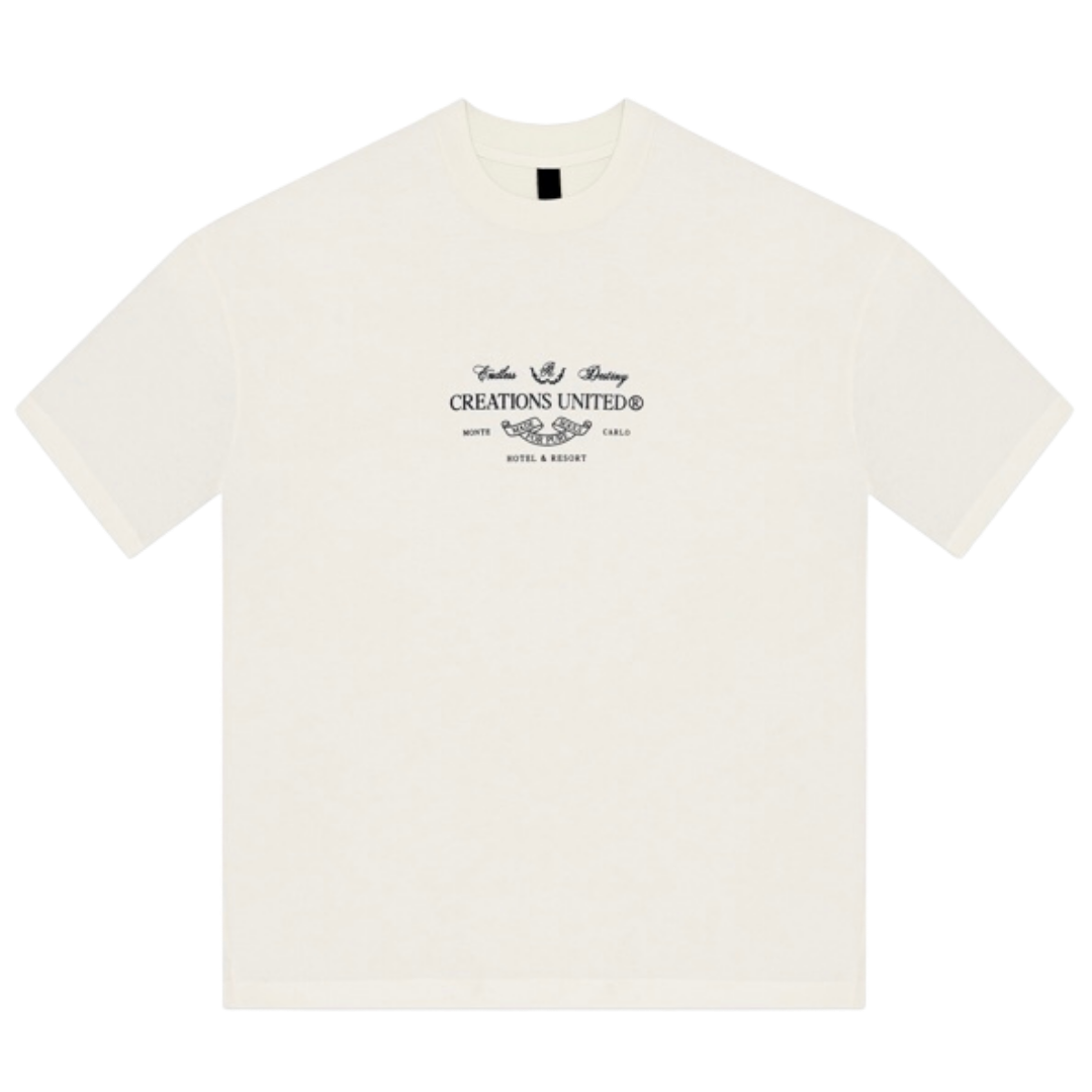 PURE MONCLAIR TEE - CREAM