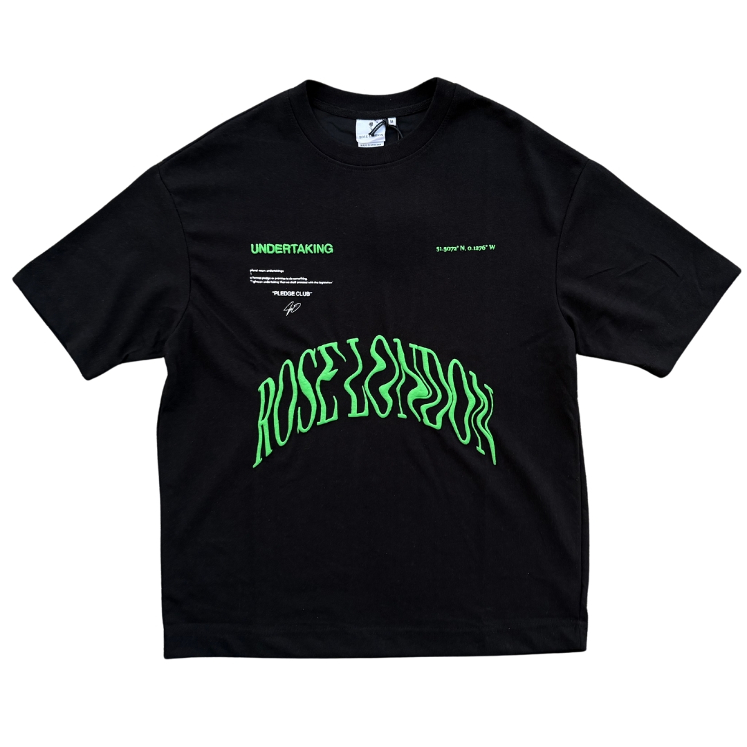 ROSE LNDN ARCH TEE - BLACK
