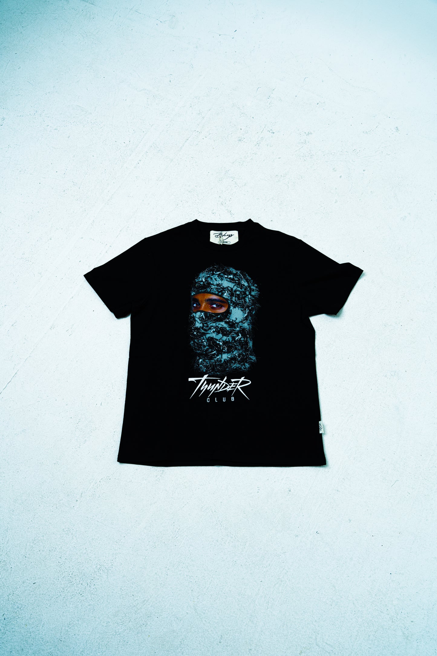 THUNDER CLUB - BLACK OVERSIZED TEE
