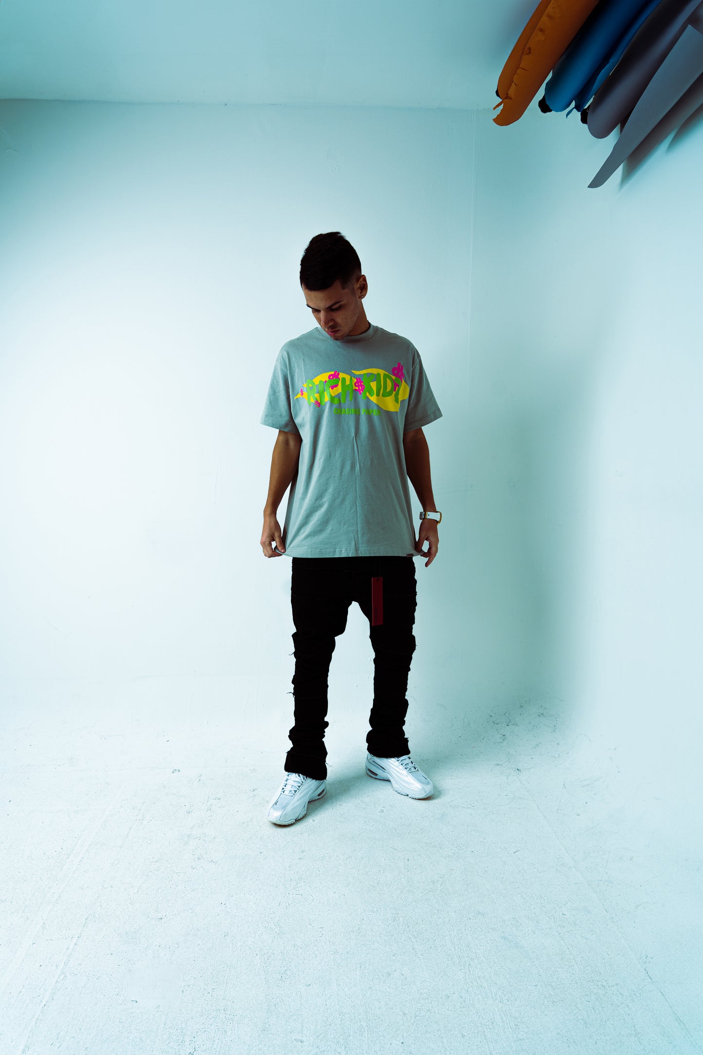 RICH KIDZ - GREY TEE