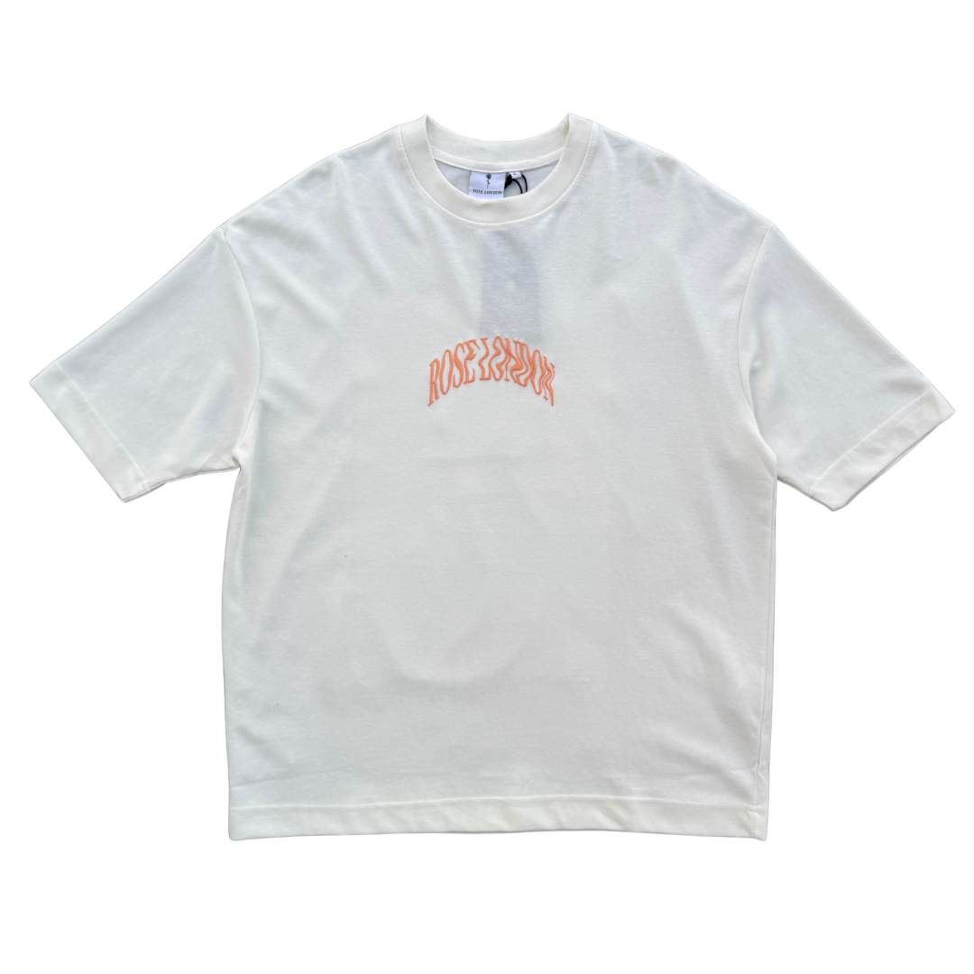 ROSE LNDN PORSCHE CLUB TEE - OFF WHITE
