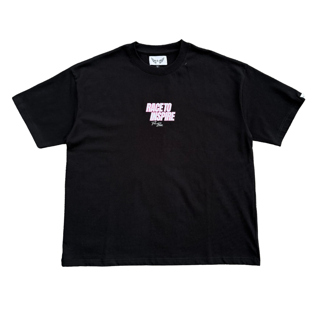 ‘RACE TO INSPIRE’ BLACK TEE