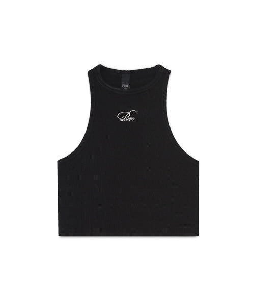 PURE BLACK TANK TOP