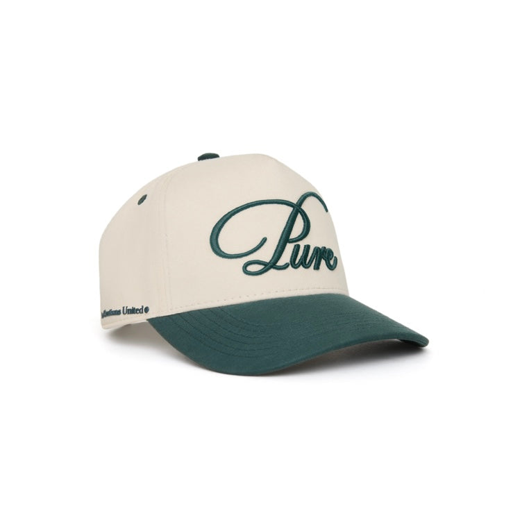 PURE MOCLAIR CAP - CREAM/GREEN