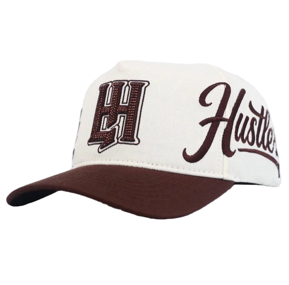 LIFE HUSTLERS CAP - BROWN / CREAM