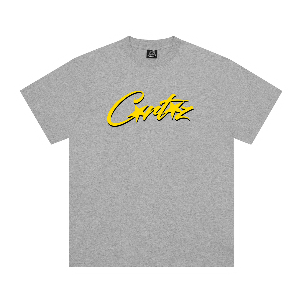 CORTEIZ ALLSTARZ TEE - GREY/YELLOW