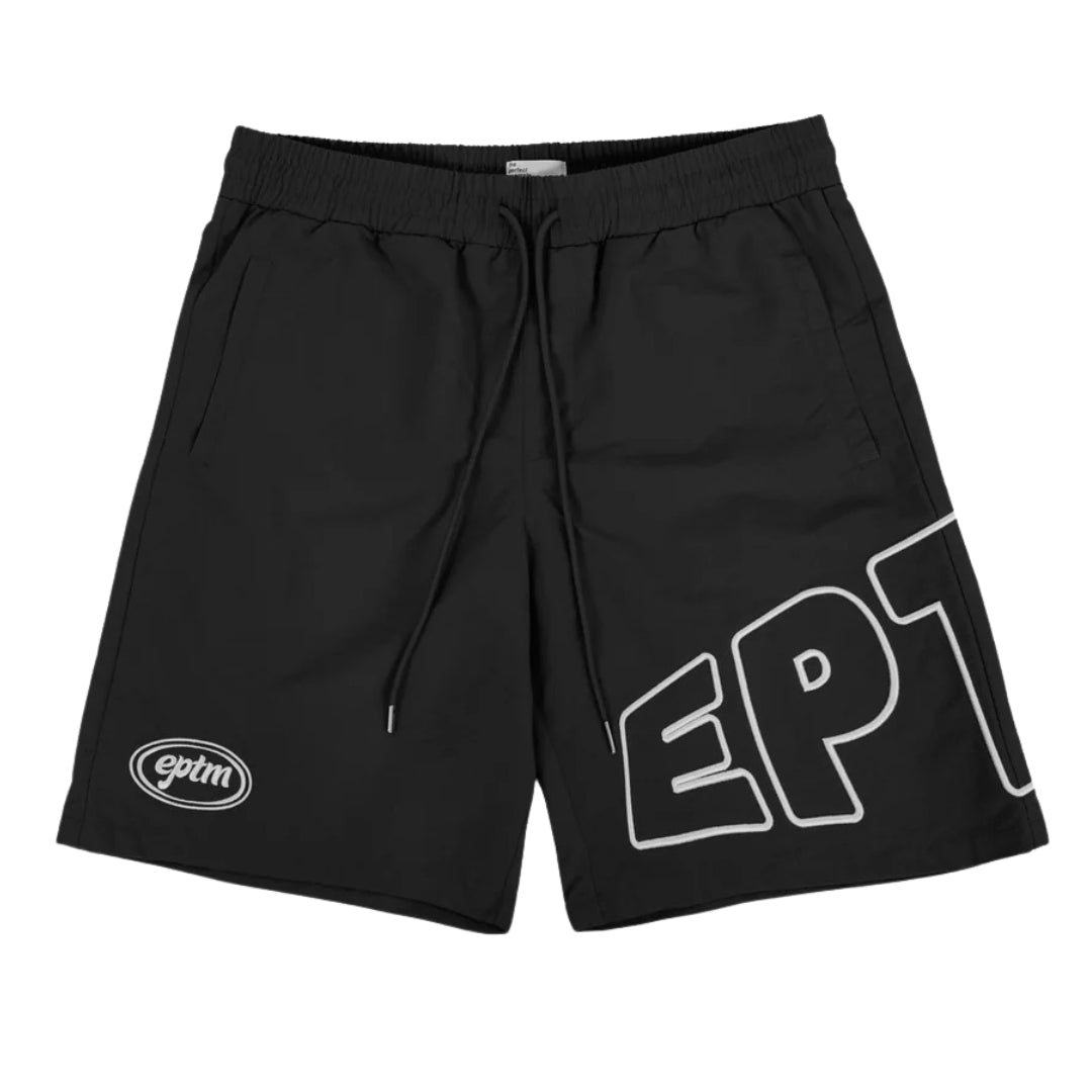 EPTM LOGO SHORTS - BLACK
