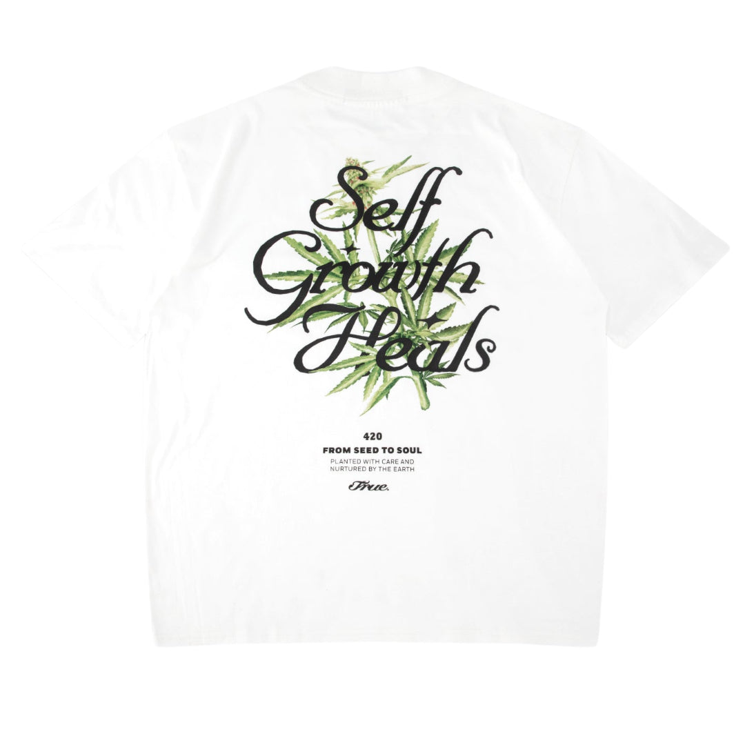 TRUE SELF GROWTH TEE - WHITE