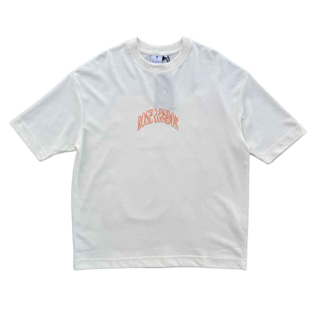 ROSE LNDN PORSCHE CLUB TEE - OFF WHITE