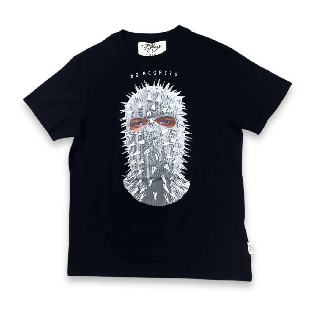 “NO REGRETS” OVERSIZED TEE BLACK