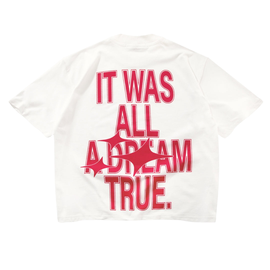 TRUE DREAM BOXY TEE - IVORY