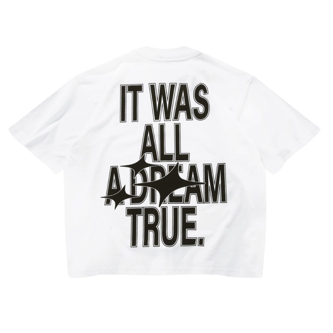 TRUE DREAM BOXY TEE - WHITE