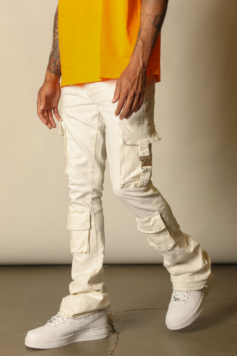 WEST WHITE - FLARE JEANS