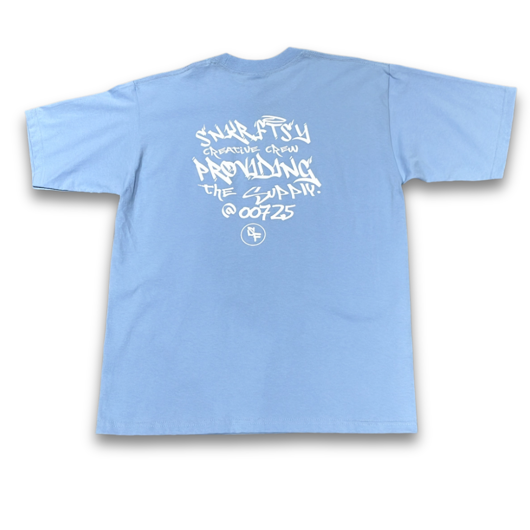 PROVIDING THE SUPPLY AT 00725 - SKY BLUE TEE