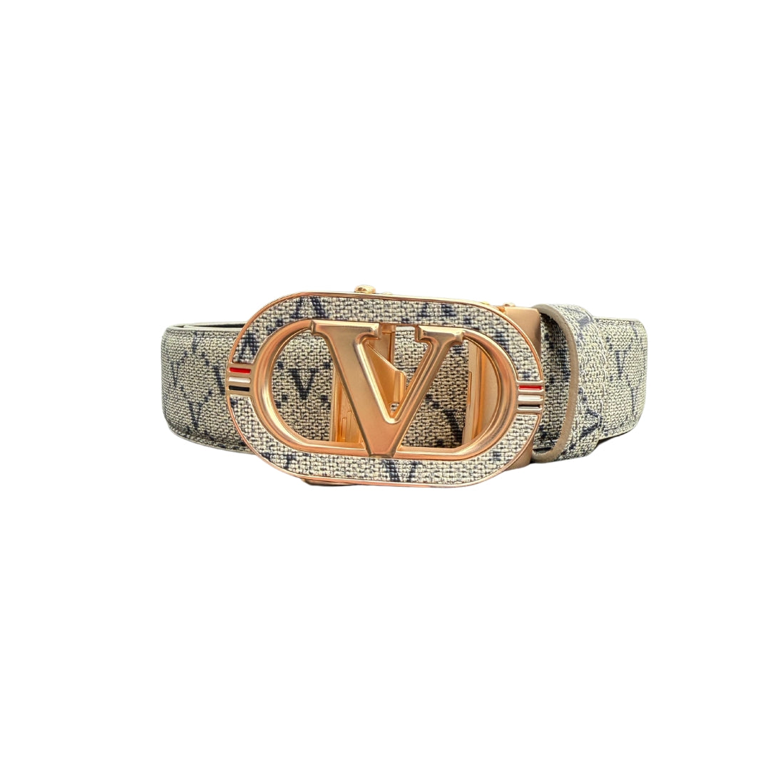 DIOZA - BLUE TINT LEATHER BELT