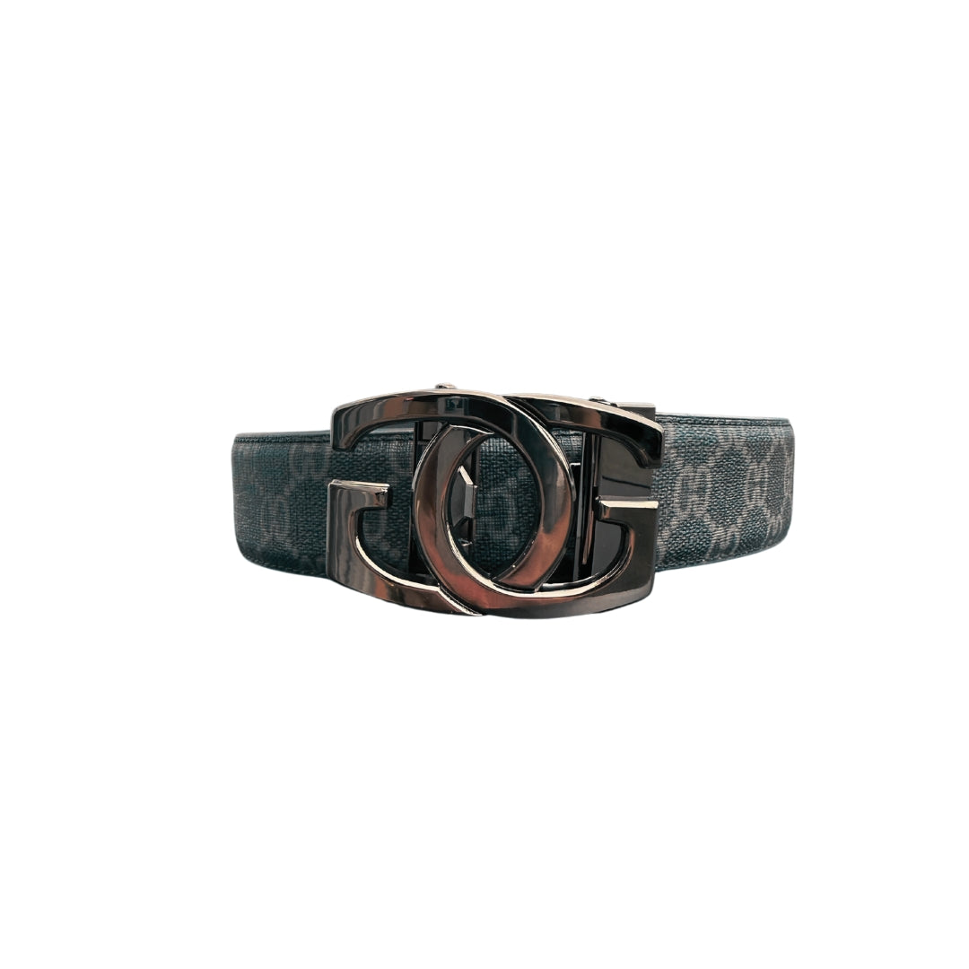 DIOZA - BLACK PRINT LEATHER BELT