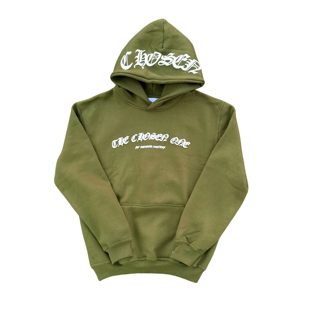 CHOSEN ONE - OLIVE GREEN HOODIE