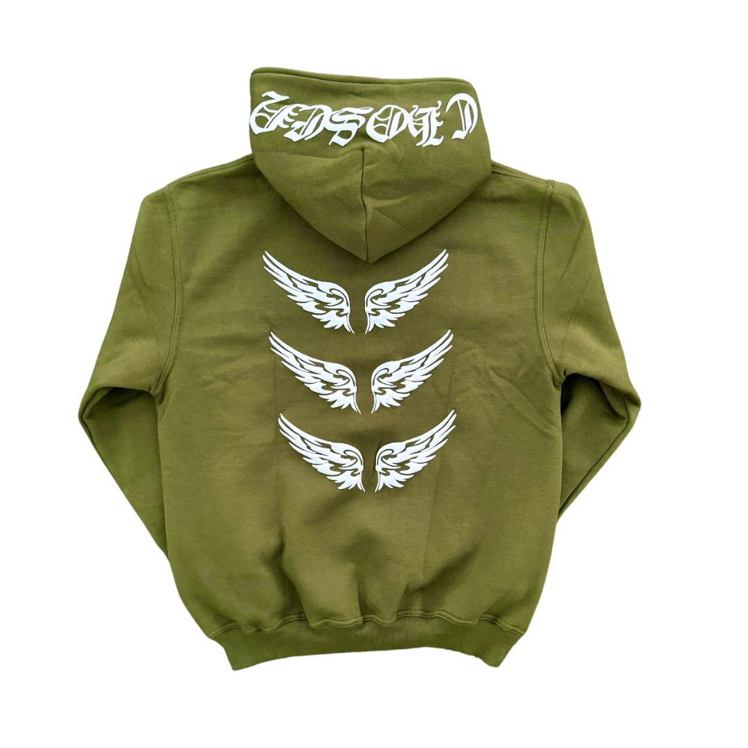 CHOSEN ONE - OLIVE GREEN HOODIE