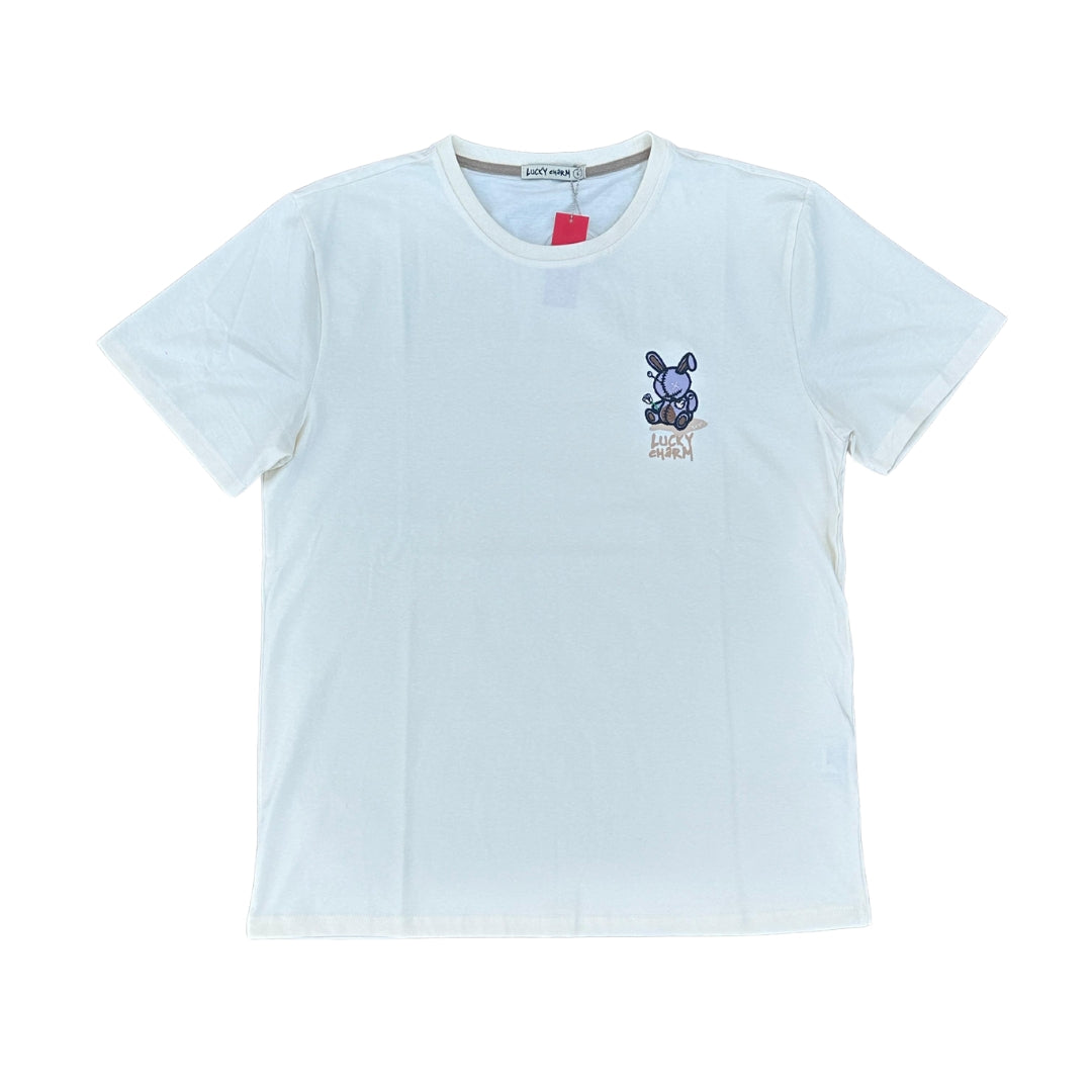 LUCKY CHARM SMALL LOGO TEE SAND