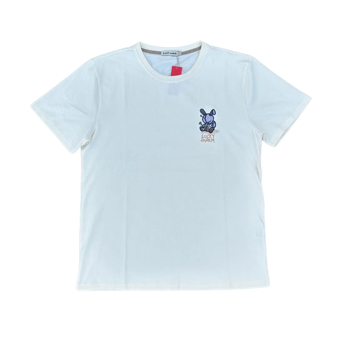 LUCKY CHARM SMALL LOGO TEE SAND