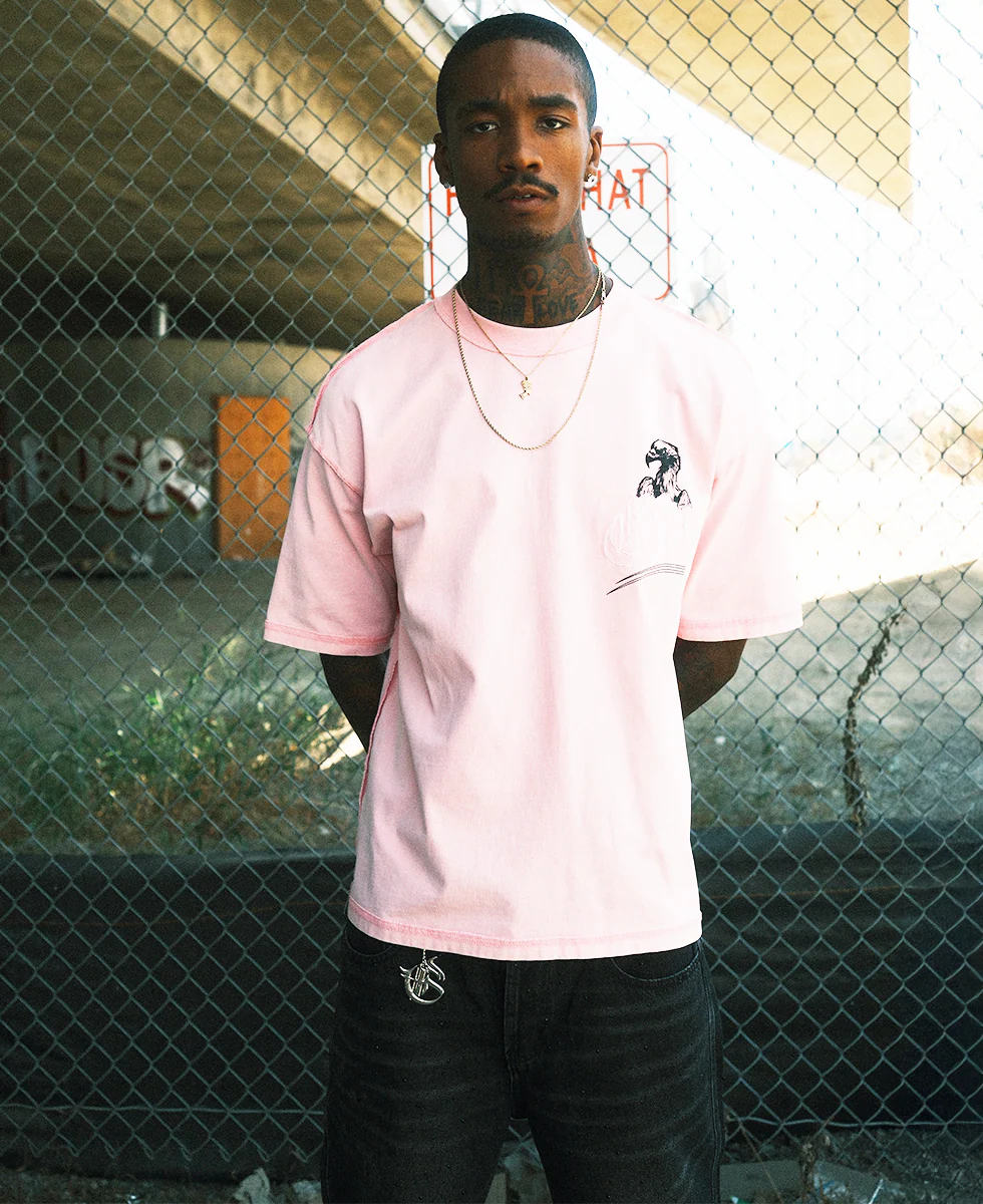 GFTD LA - TAKE FLIGHT PINK TEE