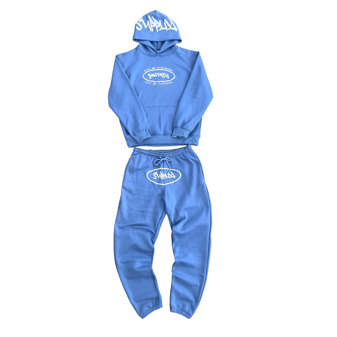CALL ME VISIONARY - LIGHT BLUE TRACKSUIT