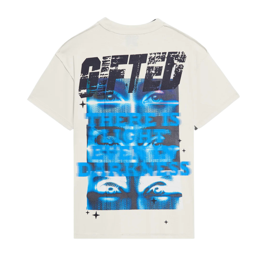 GFTD LA LIGHT IN THE DARKNESS - BONE WHITE TEE