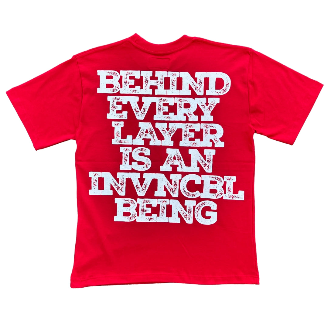 INVNCBL HUMBLE IN VICTORY - RED TEE