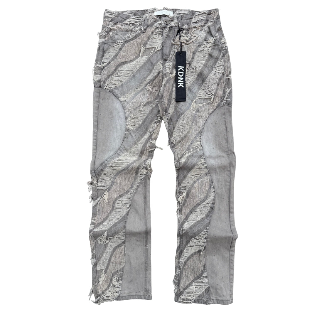 KDNK JACQUARD JEANS - GREY