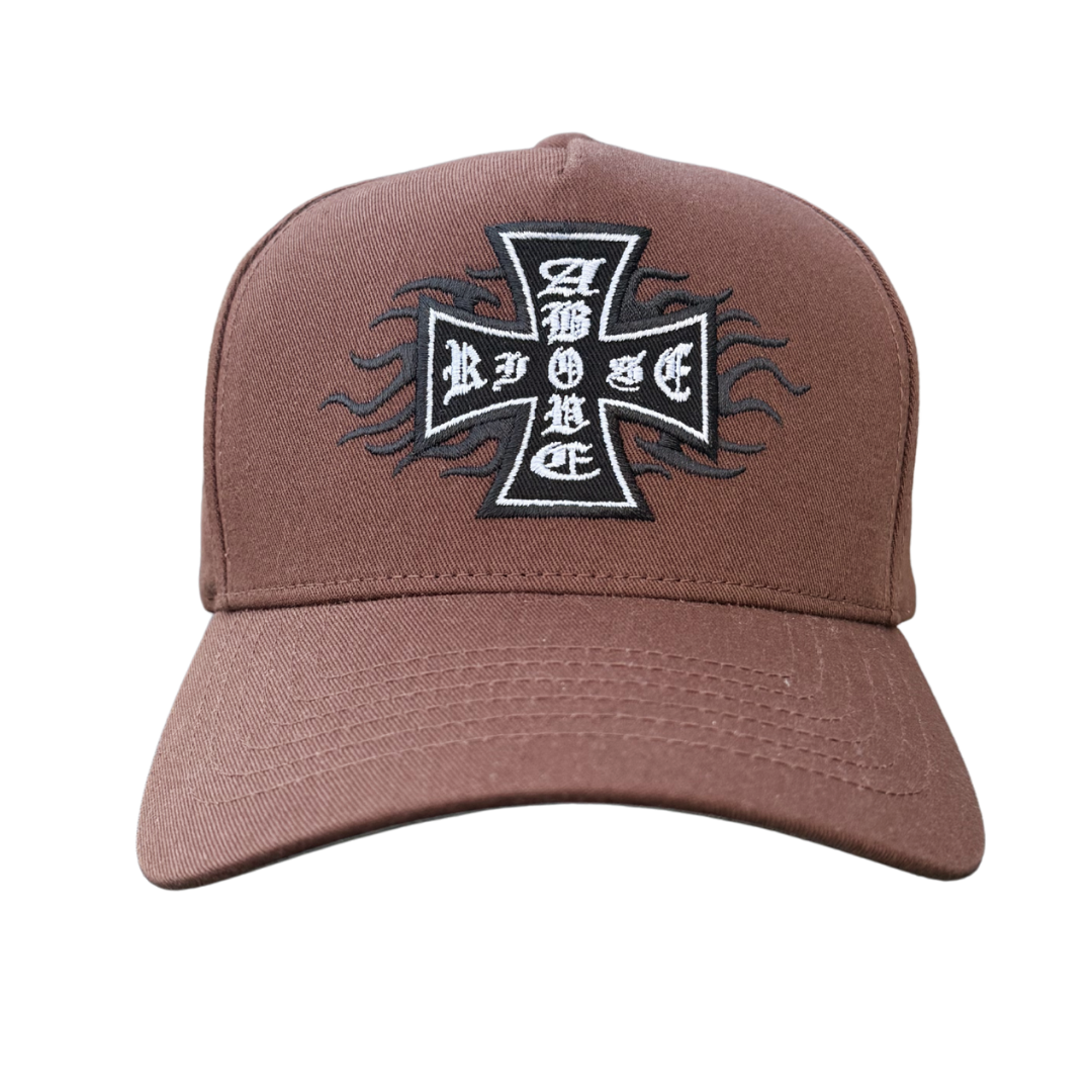 RISE ABOVE SNAPBACK - BROWN
