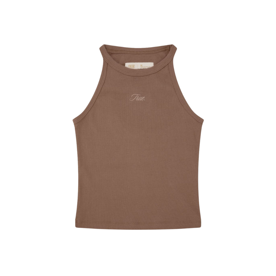 TRUE TANK TOP - CAFÉ