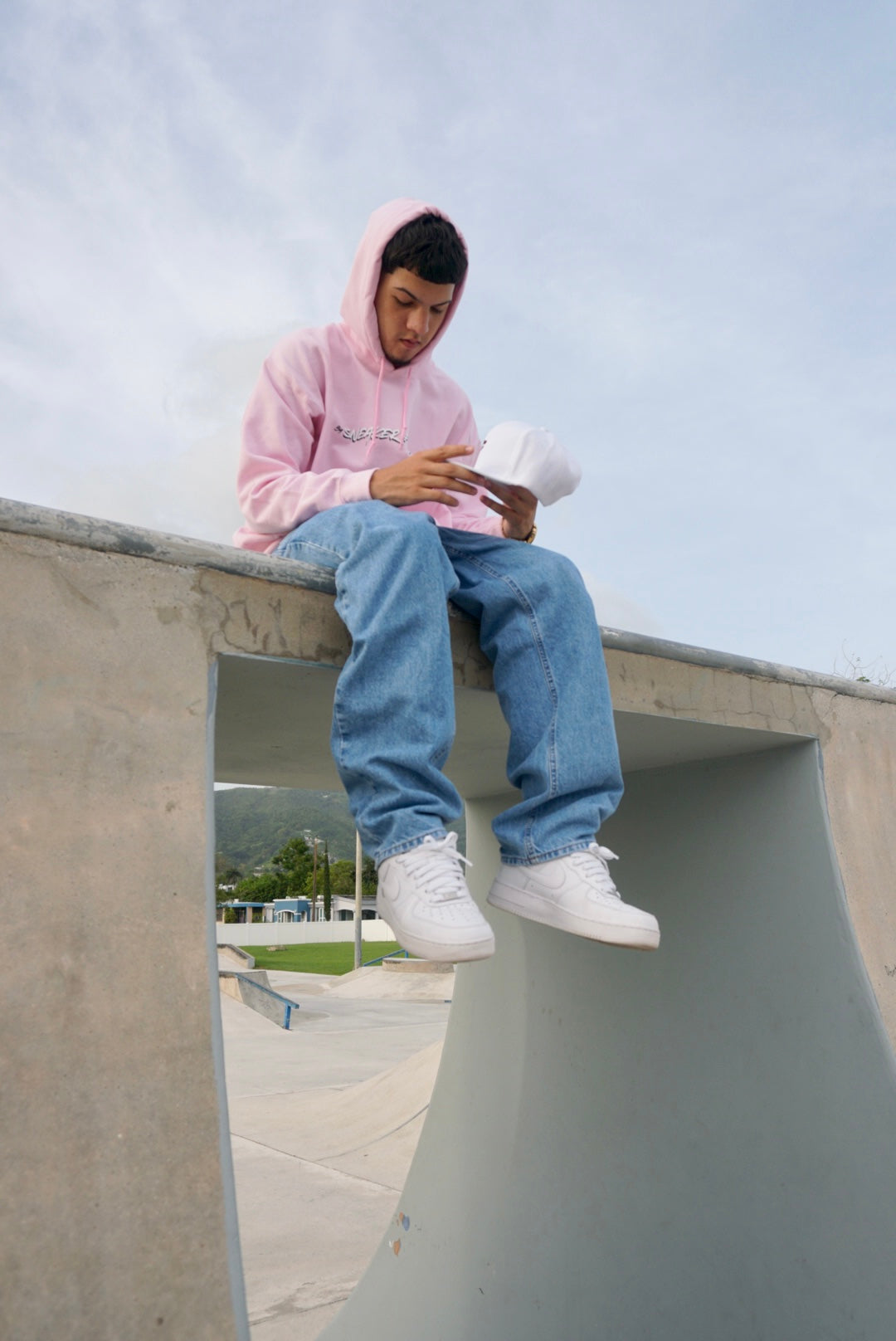 SF BABY PINK HOODIE